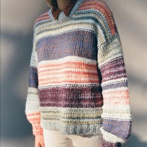 Urban Outfitters Blythe Striped Pullover Sweater